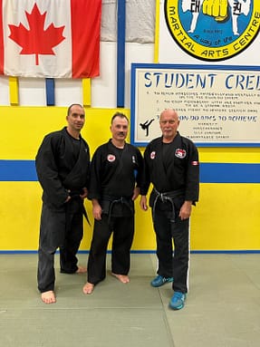 Sensei Dexter Easton 4th degree grading